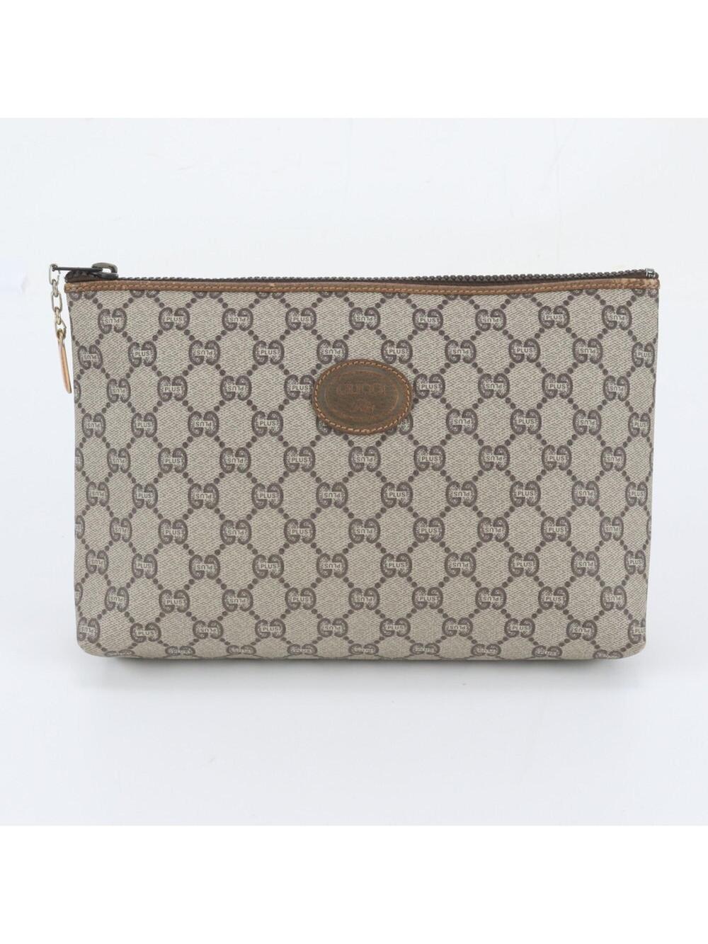 Gucci Neo Vintage Wristlet Pouch Gg #375742G38B